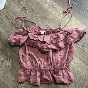 Mauve American Eagle top